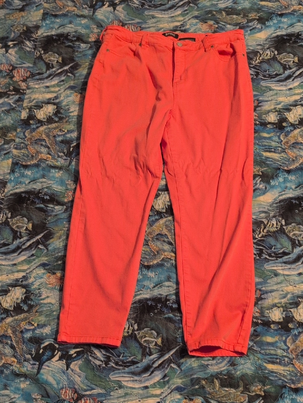 Buffalo David Bitton Coral-Orange Pants